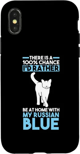 Vista 4 de Funda azul rusa para iPhone 15 Cat
