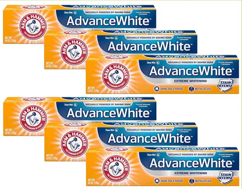 Vista 11 de Arm & Hammer Advance Pasta de dientes blanca, 0.9 onzas (paquete de 3)