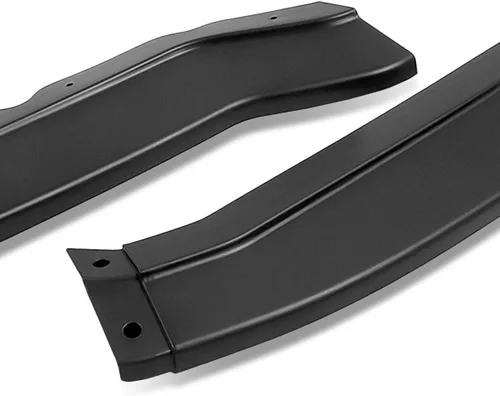 Vista 3 de DNA MOTORING Borde de parachoques delantero de perfil bajo sin canards laterales compatible con Corvette 2014-2019, negro mate, 2-PU-567-CCC