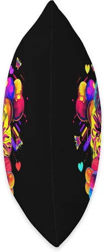 Vista 2 de Streetwear synthwave 80s 90s retro anime Emo clown fashion Throw Pillow