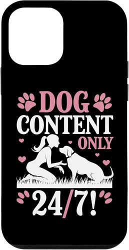 Vista 16 de Dog Content Only 24 7 Dog Mom Puppy Lover Hearts Case for iPhone 17