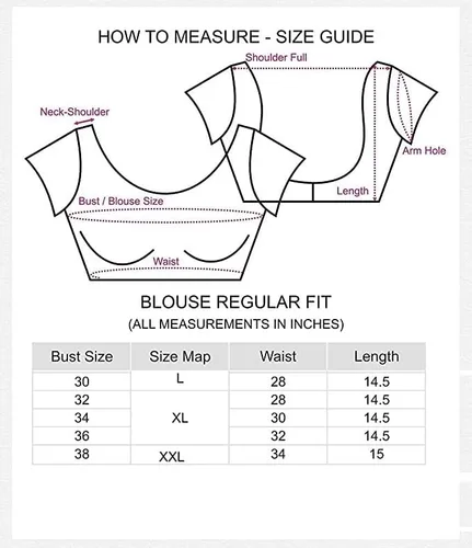 Vista 3 de Indian Hawker Blusa de algodón de licra confeccionada con mangas 34 para mujer