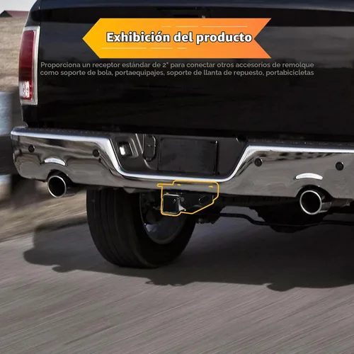 Vista 4 de WeiSen Enganche de Receptor Trasero de Remolque de 5 cm Clase 3 Compatible con Dodge Ram 1500 2003-2018, Se Adapta a Ram 2500 3500 2003-2013, Se