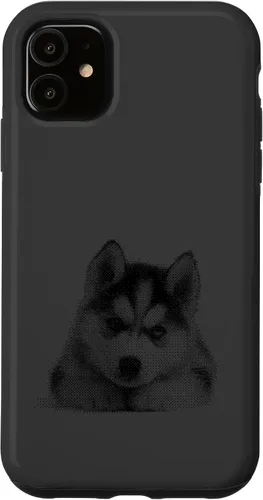 Vista 8 de Chic Husky Puppy for Dog Mom and Paw Parents Case for iPhone 16