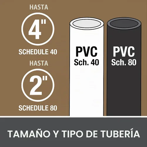 Vista 4 de Oatey 31929 PVC Regular Advanced Cemento, Transparente, 1 Galón