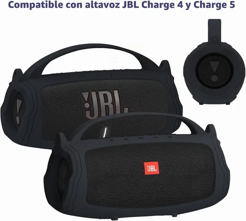 Vista 3 de Funda de silicona para altavoz Bluetooth portátil JBL Charge 4/5