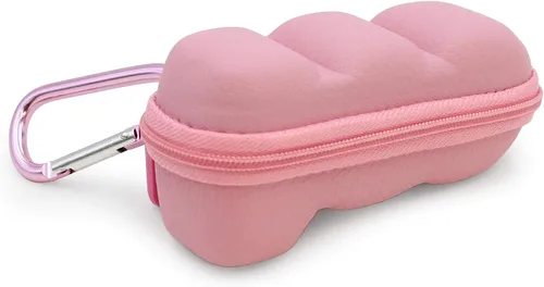 Vista 6 de CASEMATIX Estuche de viaje para inhalador de asma rosa, incluye solo estuche