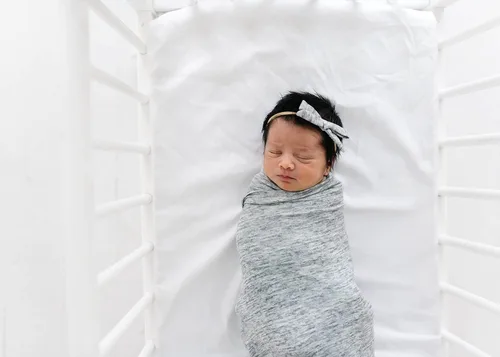 Vista 3 de Copper Pearl Ribbon Baby Bow Headbands - Limited Collection