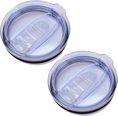 Vista 3 de Paquete de 2 tapas de vaso de 20 onzas de repuesto, a prueba de derrames, resistentes a salpicaduras, para Rambler y más tazas de café