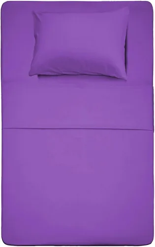 Vista 14 de Juego de sábanas de diseño estampado clásico - Juegos de sábanas con bolsillo profundo ultra suave y transpirable., Microfibra, Celeste (Baby Blue)