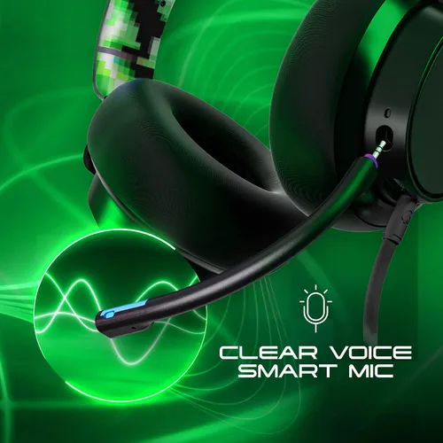 Vista 3 de Skullcandy SLYR Pro Auriculares multiplataforma con cable para juegos, percepción de sonido mejorada, micrófono AI, funciona con Xbox Playstation