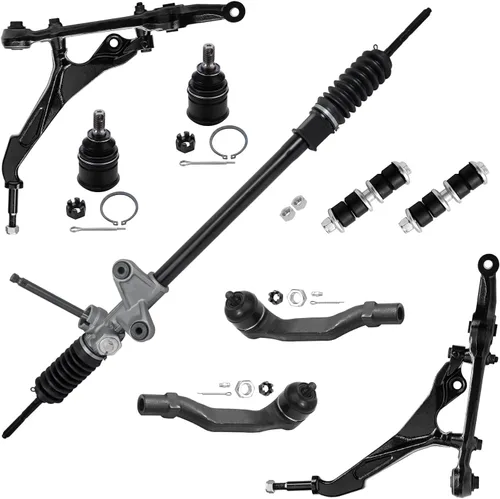 Vista 272 de Detroit Axle - Kit de brazos de control de extremo de 8 piezas para Toyota 2001-2003 Highlander 2002-2003 Camry Lexus ES300, 2 conjuntos de brazos