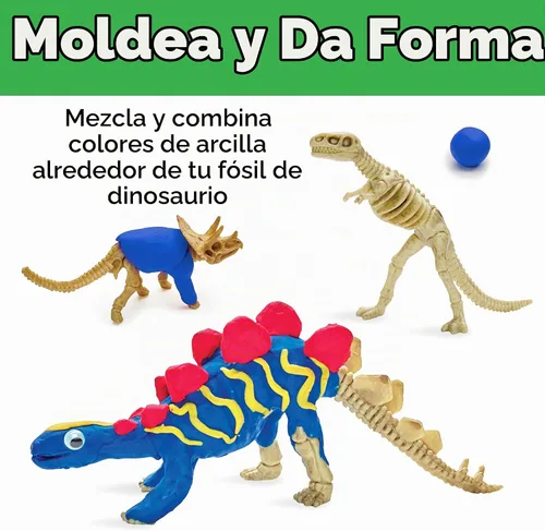 Vista 5 de Creatividad para niños: crea con dinosaurios de arcilla