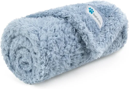 Vista 21 de PetAmi Manta de felpa suave para perros y gatos, pequeña de 24 x 32