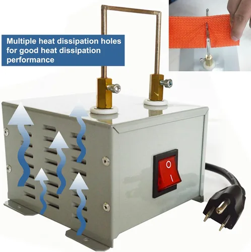 Vista 6 de Cortador de espuma de cuerda de cuchillo de cinta Máquina de corte de cuchillo caliente eléctrico Cuchilla de corte térmico de encimera Herramienta