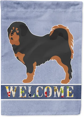 Vista 8 de Caroline's Treasures BB8334GF AIDI Bandera de jardín para perro de montaña del Atlas, bandera de buzón azul, bandera decorativa para patio exterior