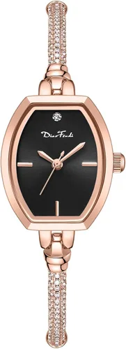 Vista 2 de Reloj de pulsera pequeña para mujer, reloj analógico de vestir de diamantes impermeable