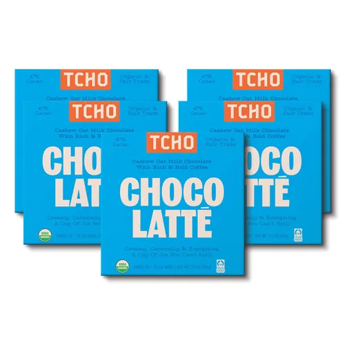 Vista 13 de TCHO Aww Nuts! Barras de chocolate negro 75% (paquete de 3) A base de plantas, orgánicas y de comercio justo, sin OMG, sin lácteos, veganas, sin