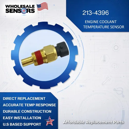 Vista 2 de Sensor profesional de temperatura del refrigerante del motor del reemplazo 213-4396 garantía de 12 meses