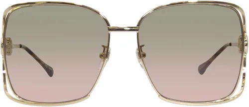 Vista 2 de Gucci Gafas de sol rectangulares grandes para mujer