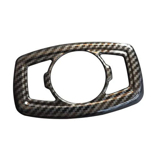 Vista 3 de Fundas decorativas para interruptor de faros delanteros de fibra de carbono para Ford Ranger 2015 2016 2017 2018 2019 2020 2021