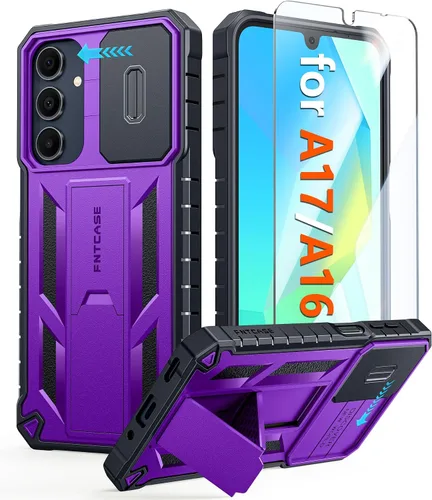 Vista 52 de FNTCASE for iPhone 11-Pro Phone Case: Military Grade Drop Proof Mobile Cover with Kickstand & Slide Rugged Shockproof Bumper Heavy Duty Protector