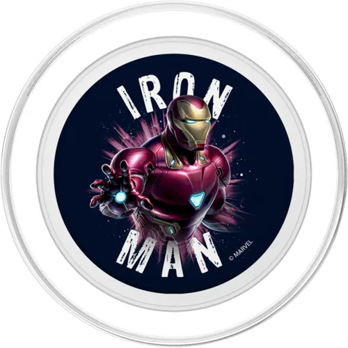 Vista 2 de Marvel Avengers Endgame - Póster espacial de Iron Man PopSockets MagSafe PopGrip para iPhone