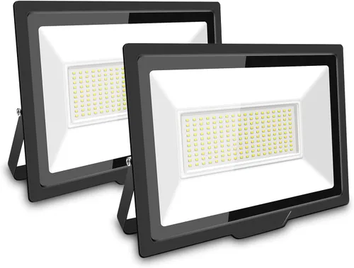 Vista 12 de SKYWORLD Paquete de 2 focos LED de 10 W para exteriores, luces de seguridad de 1000 lúmenes, lámpara exterior de 6000 K, luz blanca diurna, IP66