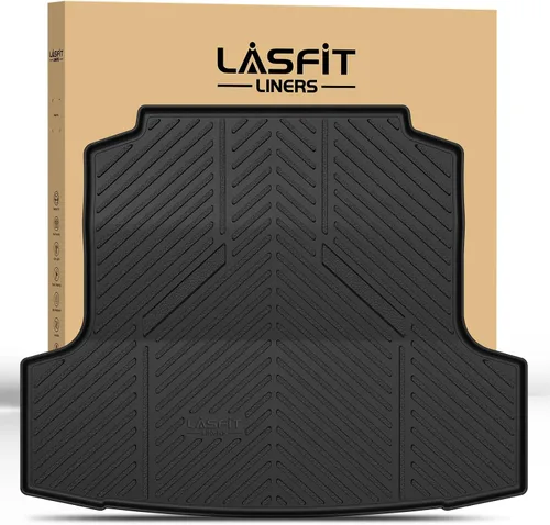 Vista 28 de LASFIT Alfombrillas para automóvil, para todo tipo de clima, elastómero termoplástico personalizable, accesorios para piso y carga de maletero