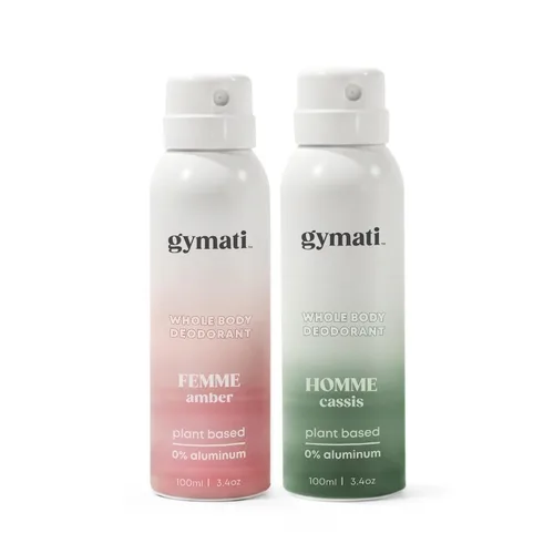 Vista 17 de Gymati Desodorante corporal natural en aerosol sin aluminio, unisex, paquete de 2