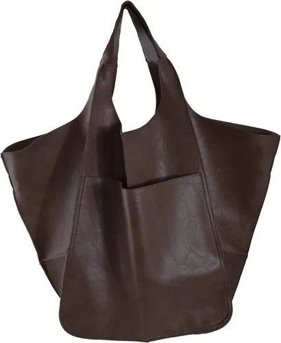 Vista 12 de KlaOYer - Bolso de mano de cuero de gran capacidad, bolso de trabajo, bolso hobo de piel sintética, bolso de mano y bandolera grande, bolso de viaje
