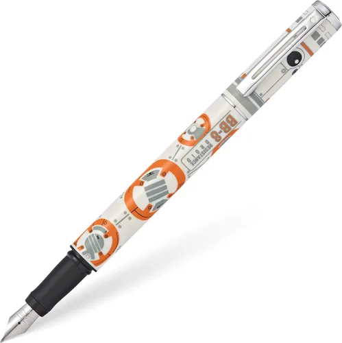 Vista 15 de Pluma estilográfica Sheaffer Pop con borde cromado y punta media, en caja de regalo, Clásico - Lila