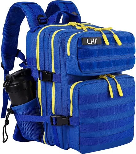 Vista 20 de LHI Mochila Militar Táctica para Hombres y Mujeres 25L/35L Mochila de Asalto del Ejército Bolsa Mochila Pequeña con Portabotellas