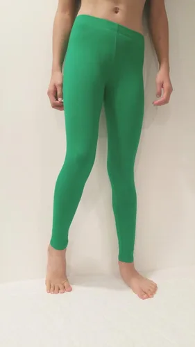 Vista 2 de Stretch Cotton Bodysuit Actividades - Leggings suaves de algodón y elastano para niña, elásticos, longitud completa