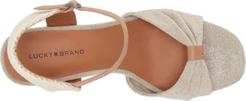 Vista 5 de Lucky Brand Sandalia de cuña macramimay para mujer