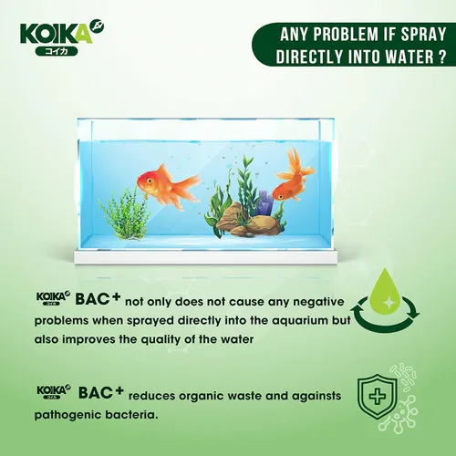 Vista 7 de KOIKA BAC+ Probióticos para acuarios, estimulantes de la inmunidad, resistencia a enfermedades y mejoran el sistema digestivo (BAC+,3.6 fl oz)