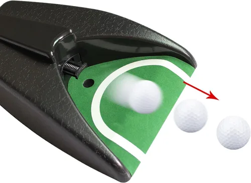 Vista 4 de Taza de golf automática con retorno de pelota - Ayuda portátil para entrenamiento interior/exterior