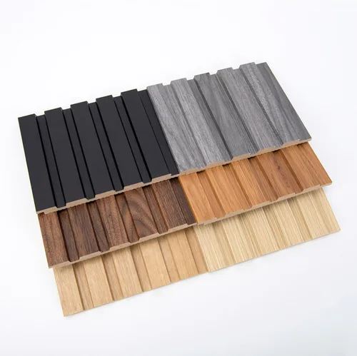 Vista 5 de Art3d Paneles de listones de madera de 6 piezas para decoración interior elegante y decoración de techo, panel texturizado 3D de MDF para techo