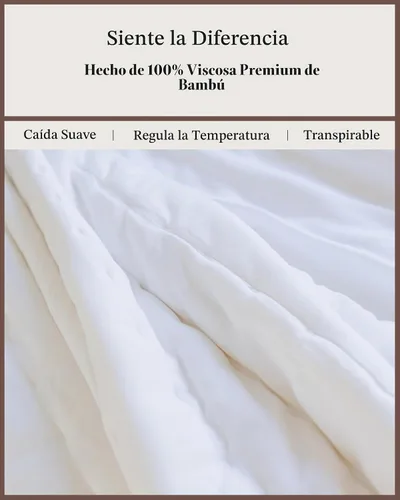 Vista 4 de Cozy Earth - Funda de edredón de lujo, 100% viscosa de bambú Ultra-Soft, Cooling, & Lightweight Duvet Cover, Temperature-Regulating Bedding with