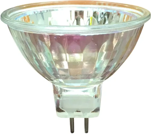 Vista 4 de MR16 - Bombillas halógenas de 12 V y 20 W (paquete de 6) – Base de 12 voltios de dos pines, lúmenes altos, bombilla halógena de precisión de fibra