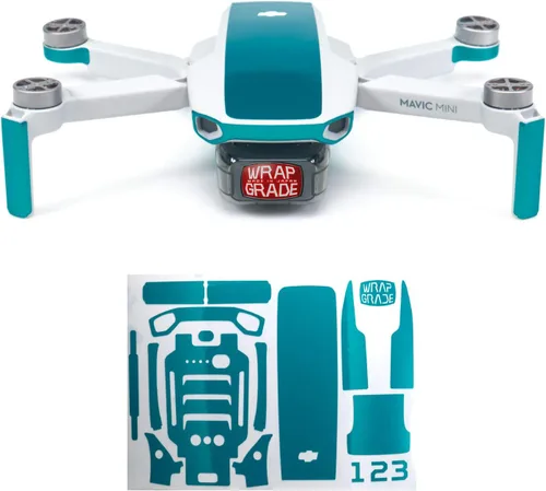 Vista 13 de Wrapgrade Skin compatible con DJI Mavic Mini Color decorativo