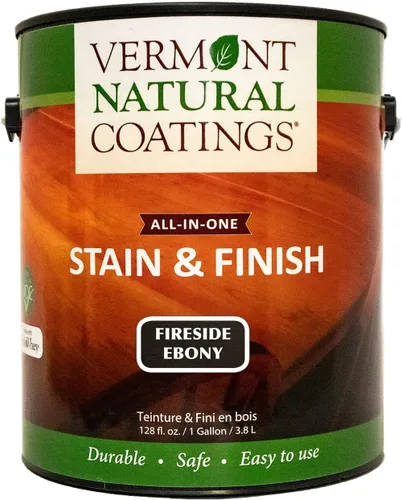Vista 7 de Vermont Natural Coatings PolyWhey Stain & Finish - Champlain Blue - Cuarto de galón