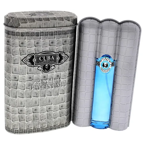 Vista 4 de Cuba Original by Parfums Des Champs Prestige Platinum de Cuba, 3 oz Eau De Toilette Spray para hombre (CUBPRPM0009002)