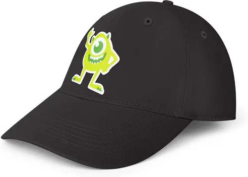 Vista 2 de Disney Men's Cap Women Monster, Mike Wazowski Adjustable Baseball Hat Adult