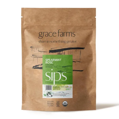 Vista 14 de Grace Farms BREATHE Wellness Mezcla de Té Orgánico (16 Sobres Piramidales) Cúrcuma y Jengibre con Hierbas Adaptogénicas Apoyo Inmunológico Sin
