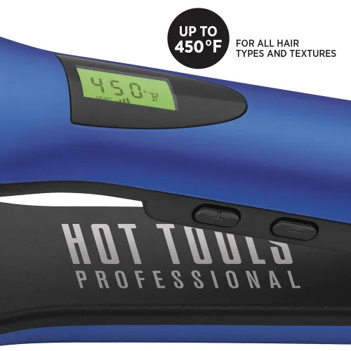 Vista 4 de Hot Tools Plancha plana de titanio digital radiante profesional, 1 1/2 pulgadas
