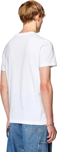 Vista 4 de Diesel Camiseta Diegor Graphic para hombre, color blanco