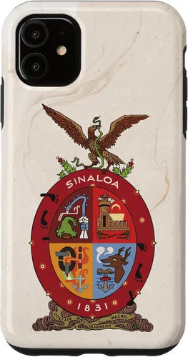 Vista 8 de iPhone 16 Bandera de Sinaloa y fondo elegante - Funda Sinaloense Pride