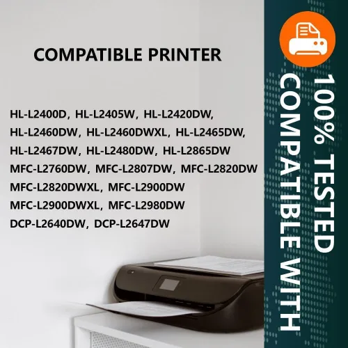 Vista 2 de TN830XL TN830 - Cartucho de tóner compatible con impresora Brother TN-830XL TN-830 para HL-L2400D HL-L2460DW HL-L2405W HL-L2420DW HL-L2460DWXL