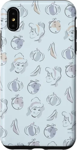 Vista 11 de Disney Carcasa para iPhone 17, diseño de acuarela de Cenicienta, color azul
